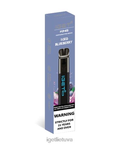 IGET Vapes Online karalių 2XH86102 šaltos mėlynės