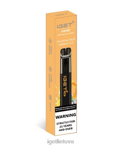 IGET Vape Flavours karalių 2XH86111 pasiflorų mango ledas