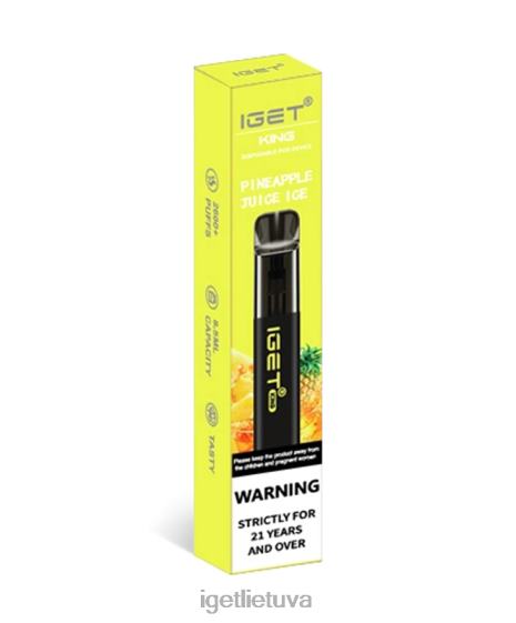 IGET Vapes Online karalių 2XH86112 ananasų sulčių ledas