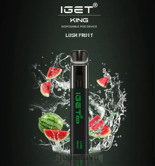 IGET Vapes Online king - 2600 išpūtimų 2XH86500 sodrus vaisius