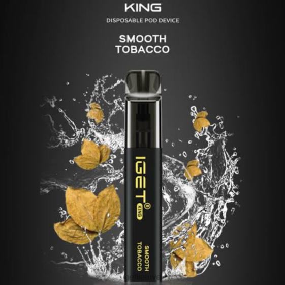 IGET Vape king - 2600 išpūtimų 2XH86550 lygus tabakas