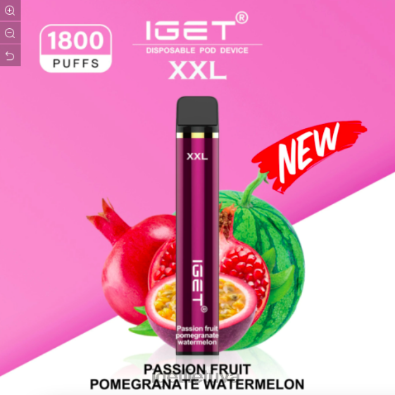 IGET Buy Online xxl - 1800 išpūtimų 2XH86664 pasiflorų granatų arbūzas