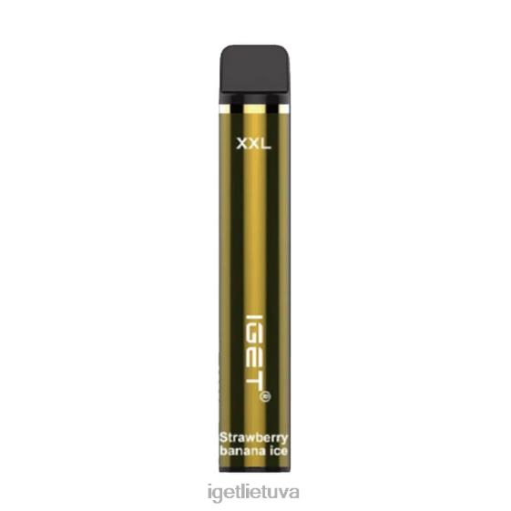 IGET Buy xxl 1800 puffs 2XH86364 braškių bananų ledukai