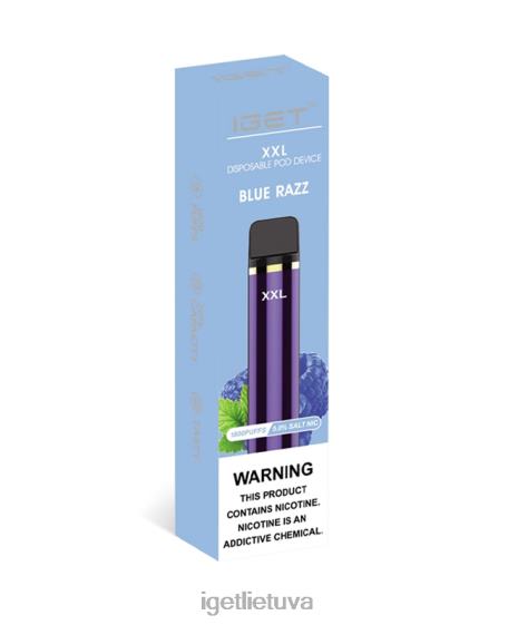 IGET Vape Price xxl 2XH8645 mėlynas razz