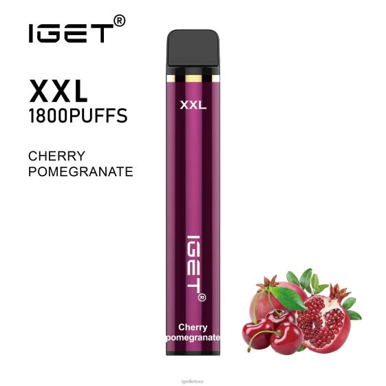 IGET Buy xxl 2XH8650 vyšnių granatas
