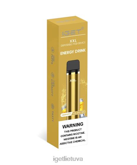IGET Vape Price xxl 2XH8655 energetinis gėrimas
