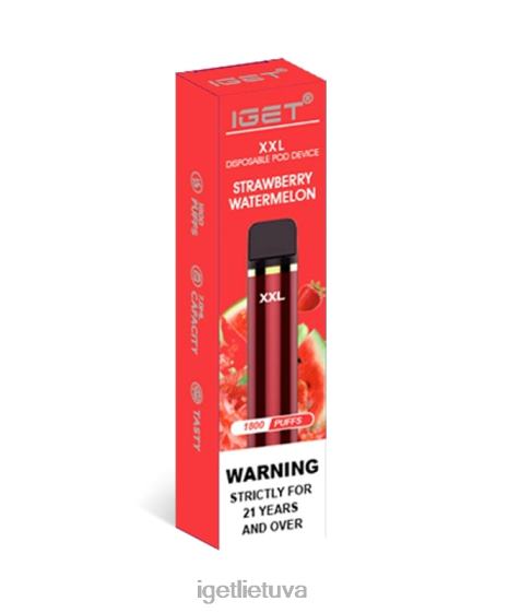 IGET Vape Flavours xxl 2XH8676 braškinis arbūzas