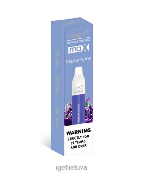 IGET Vape maks 2XH8679 mėlynių ledų