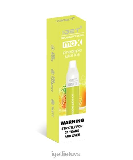 IGET Store maks 2XH8688 ananasų sulčių ledas
