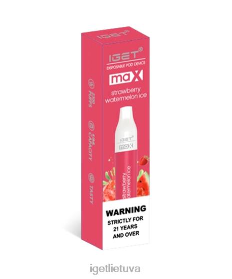 IGET Vapes Online maks 2XH8692 braškių arbūzų ledukai