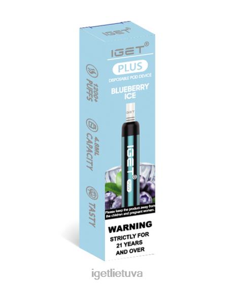 IGET Cheapest Vape plius 2XH8632 mėlynių ledų