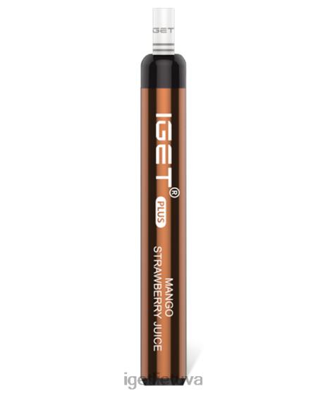 IGET Vape Price plius 2XH8635 mango braškių sultys