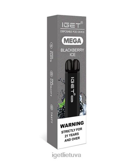 IGET Vape mega 2XH86124 gervuogių ledų