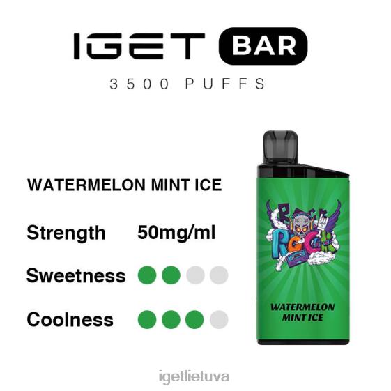 IGET Bar Online juosta 3500 įkvėpimų 2XH86304 arbūzų mėtų ledukai