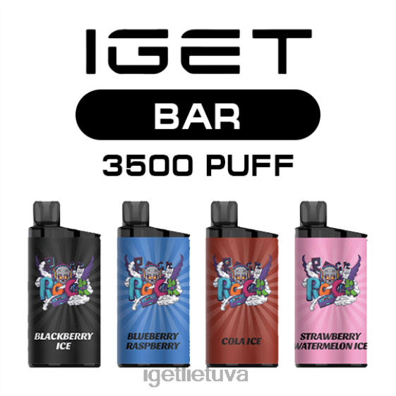 IGET Cheapest Vape bar 3500 didmeninė prekyba 2XH86427