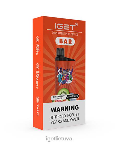 IGET Store baras 2XH86173 braškių kivių ledukai