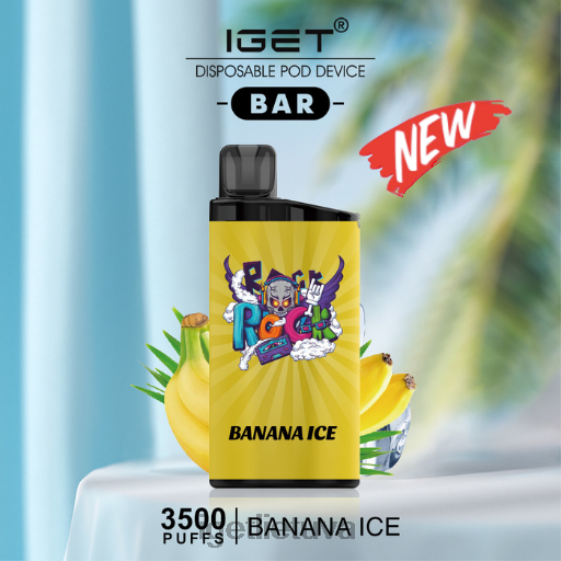IGET Store baras - 3500 išpūtimų 2XH86469 bananų ledas