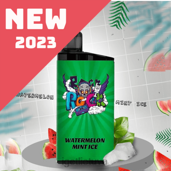 IGET Vapes Online baras - 3500 išpūtimų 2XH86585 arbūzų mėtų ledukai