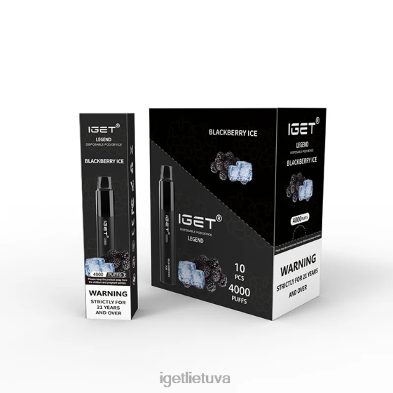 IGET Vape legend 4000 puffs 2XH86324 gervuogių ledų