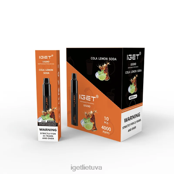 IGET Bar Online legend 4000 puffs 2XH86349 kolos citrinos soda
