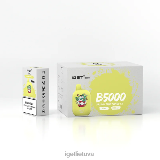 IGET Store B5000 2XH86312 pasiflorų mango ledas