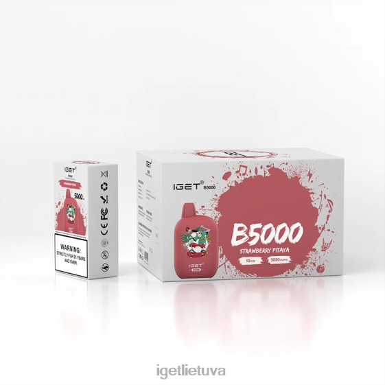 IGET Vape B5000 2XH86313 braškių pitaya