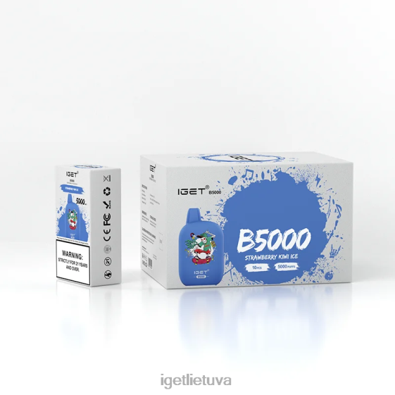 IGET Vape Price B5000 2XH86314 braškių kivių ledukai