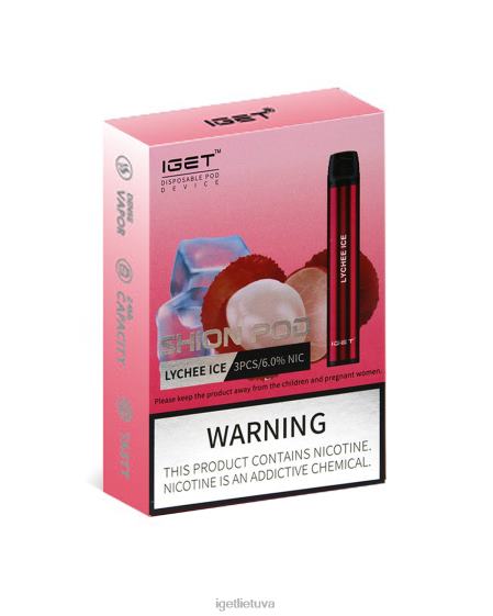 IGET Buy Online 3 x shion 2XH8618 ličių ledas