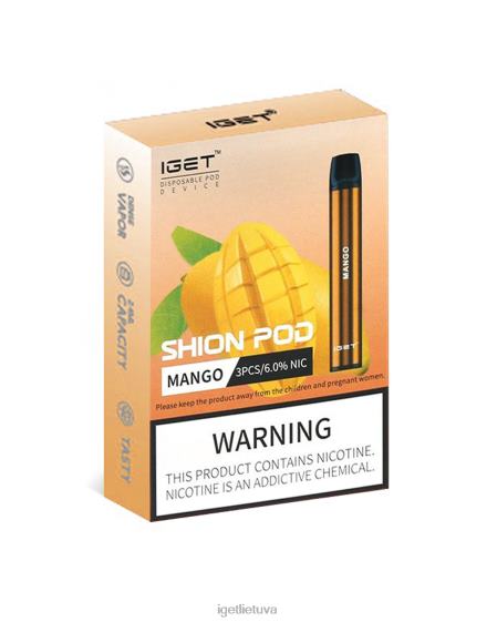 IGET Cheapest Vape 3 x shion 2XH8619 mango