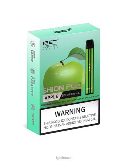 IGET Vape 3 x shion 2XH861 obuolys