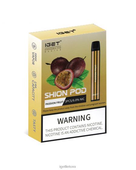 IGET Vape Price 3 x shion 2XH8622 pasifloros vaisius