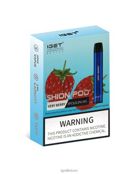 IGET Cheapest Vape 3 x shion 2XH8629 labai uoginis
