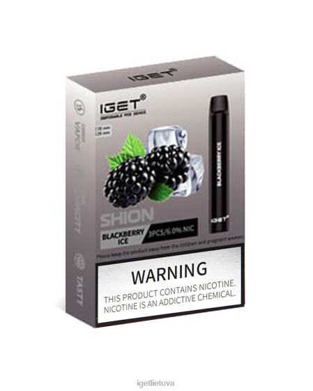 IGET Vape Flavours 3 x shion 2XH863 gervuogių ledų